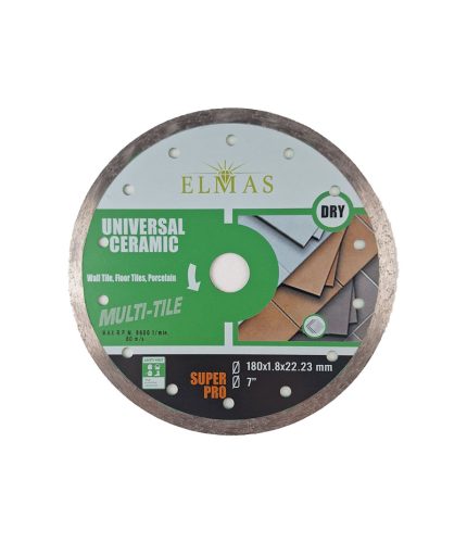 سرامیک بر الماس سگمنت پیوسته فرز 180mm