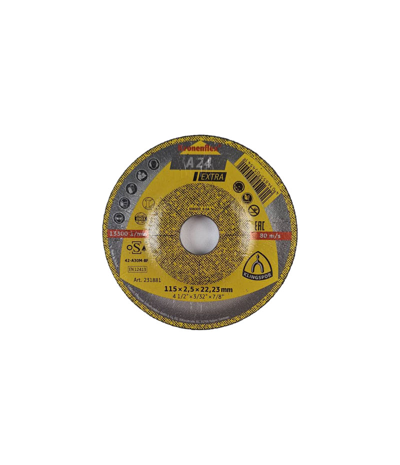 سنگ فیبری کلینگ اسپور مینی برش آهن 2/5×115 سنگ فیبری کلینگ اسپور مینی برش آهن 2/5×115