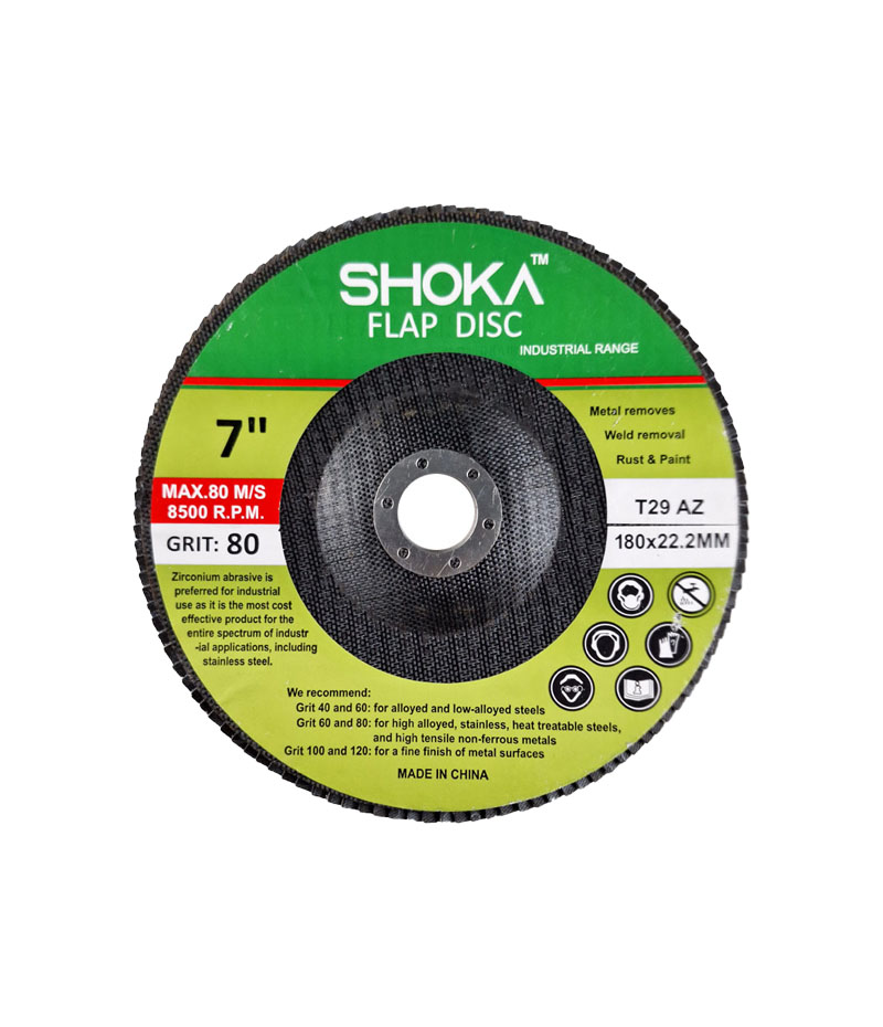 سنباده فلاپ شوکا فرز بزرگ گرید 80 سنباده فلاپ شوکا فرز بزرگ گرید 80